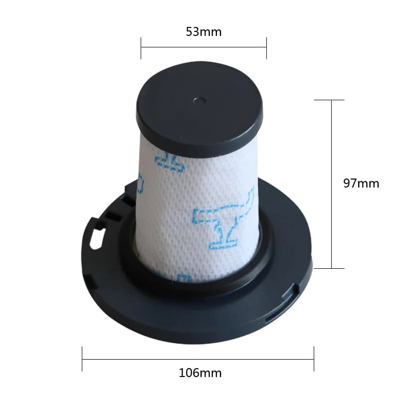 Filtre lavable pour aspirateur Rowenta, ZR009007, Tefal X-Force Flex 14.60, 11.6, les plus récents, 