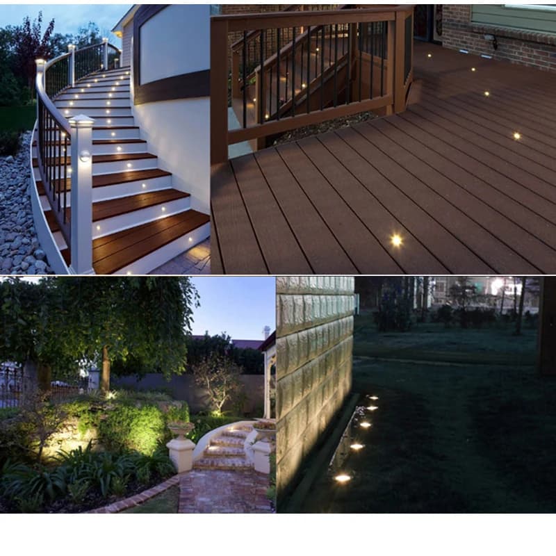 5W 3W 1W Imperméable A MENÉ LA Lumière Souterraine Sol Extérieur Chemin de Jardin Sol Enterré Cour S