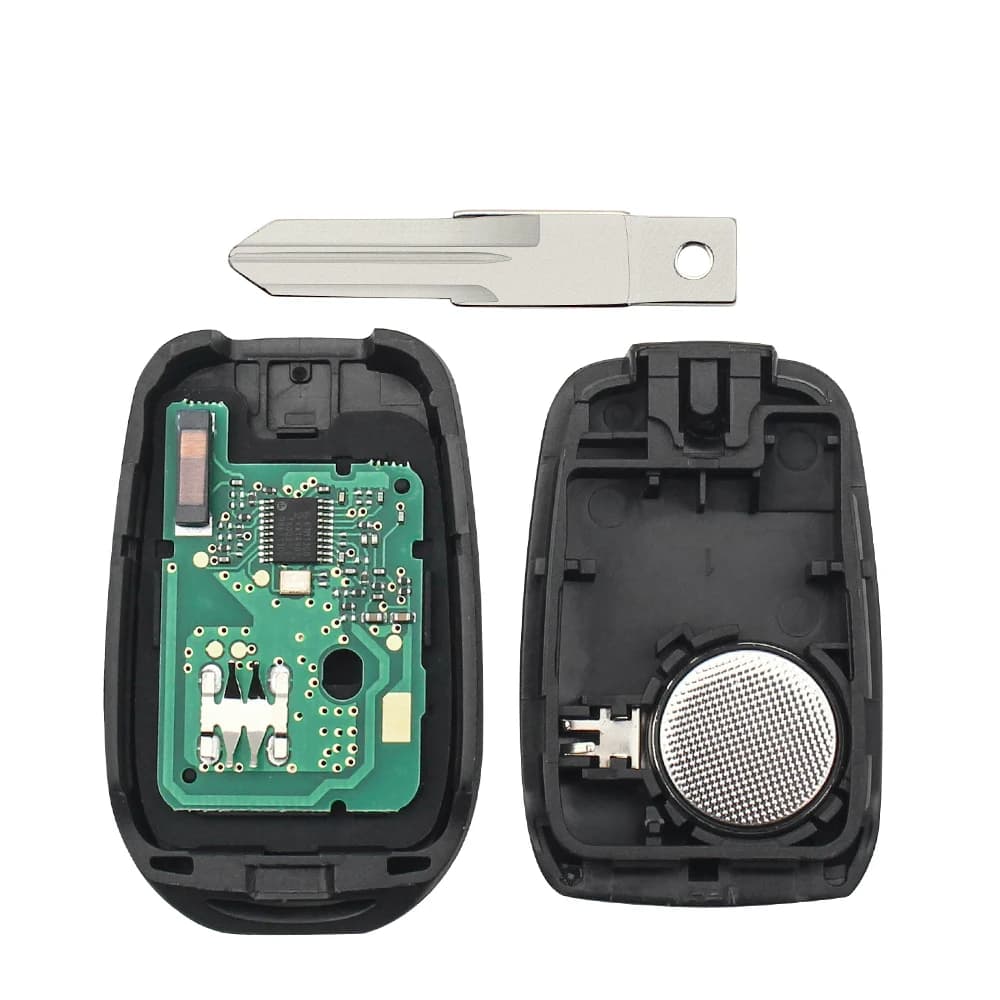 KEYYOU – clé télécommande 2/3 boutons, 434MHZ, avec puce 4A PCF7961M, pour Renault Sandero Dacia Log