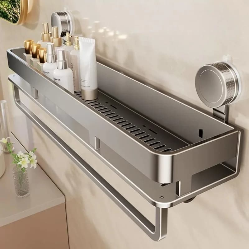 Ventouse salle de bain organisateur mural toilette lavabo douche Gel support de rangement aucun perç