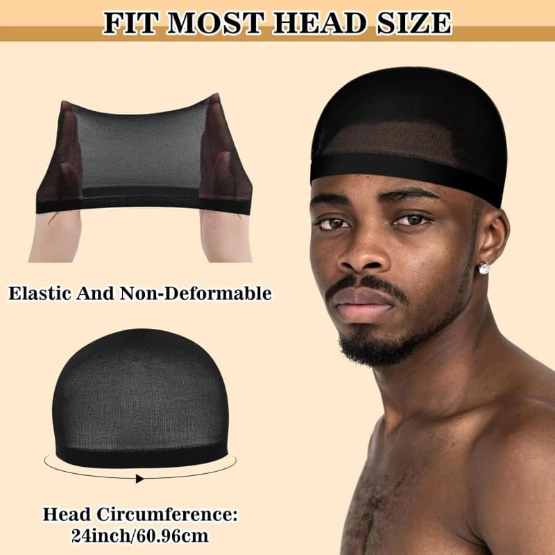 Ramede bas vague casquette pour hommes adulte extensible Nylon crâne vague léger bonnet casquettes v