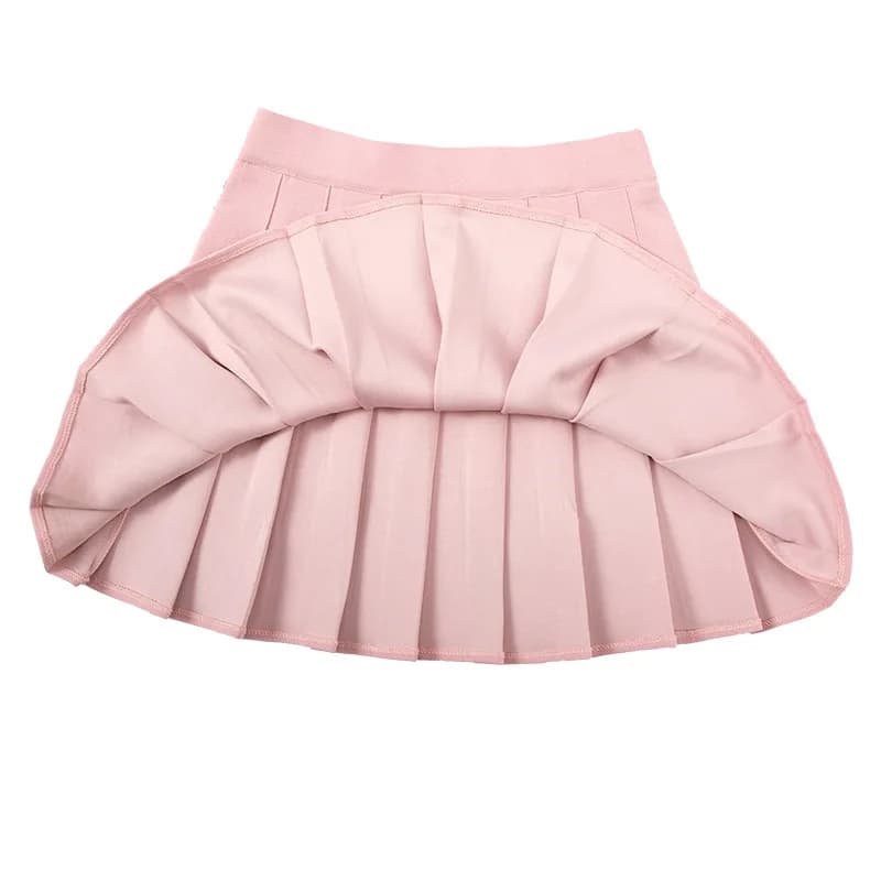 Sans Shorts femmes jupes taille haute a-ligne femme jupe plissée mode d'été femme Mini Harajuku dame