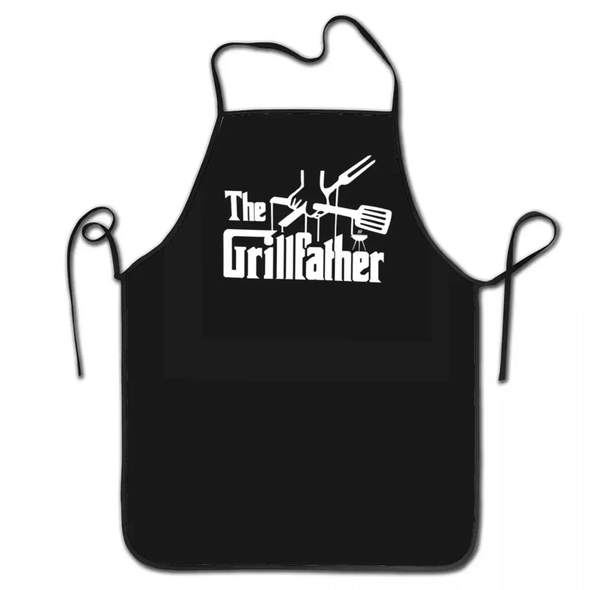 Le Grillfather BBQ Cuisine Chef Cuisine Tablier De Cuisson Hommes Femmes Drôle Grill Et Fumeur Barbe