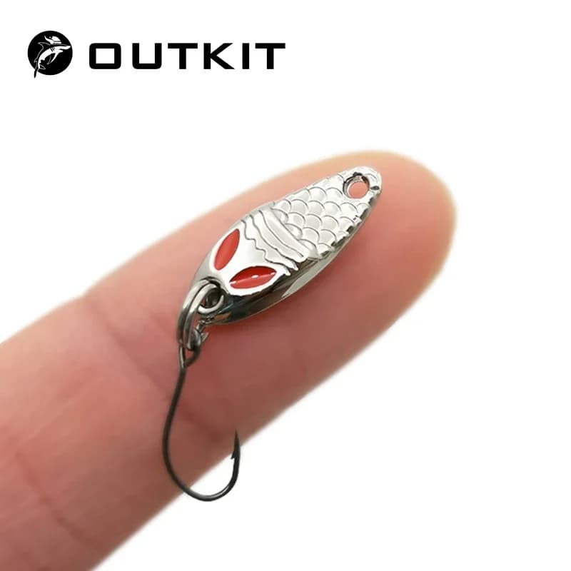 Nouveau Mini leurre de pêche 1g2g3.5g cuillère leurres métalliques Spinnerbait vairon petit poisson 