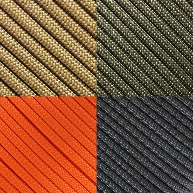 Paracorde 550 à 7 cœurs, 5M/15M/30M, 4mm, cordon de Parachute, kit de corde de survie pour Camping e