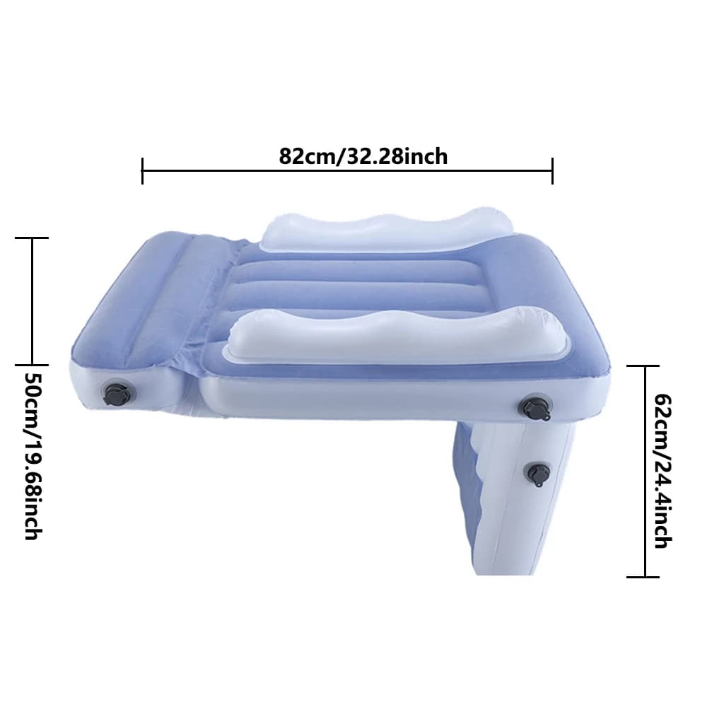 Lit d'avion gonflable pour tout-petits, lit d'avion gonflable pour enfants, extension de siège d'avi