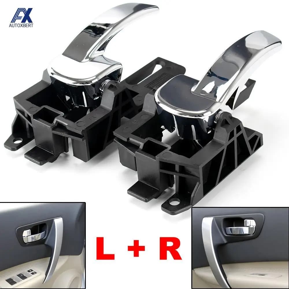 Poignée de porte intérieure pour Nissan Qashqai J10 2007 2008 2009 2010 2011 2012 2013 80670JD00E 80