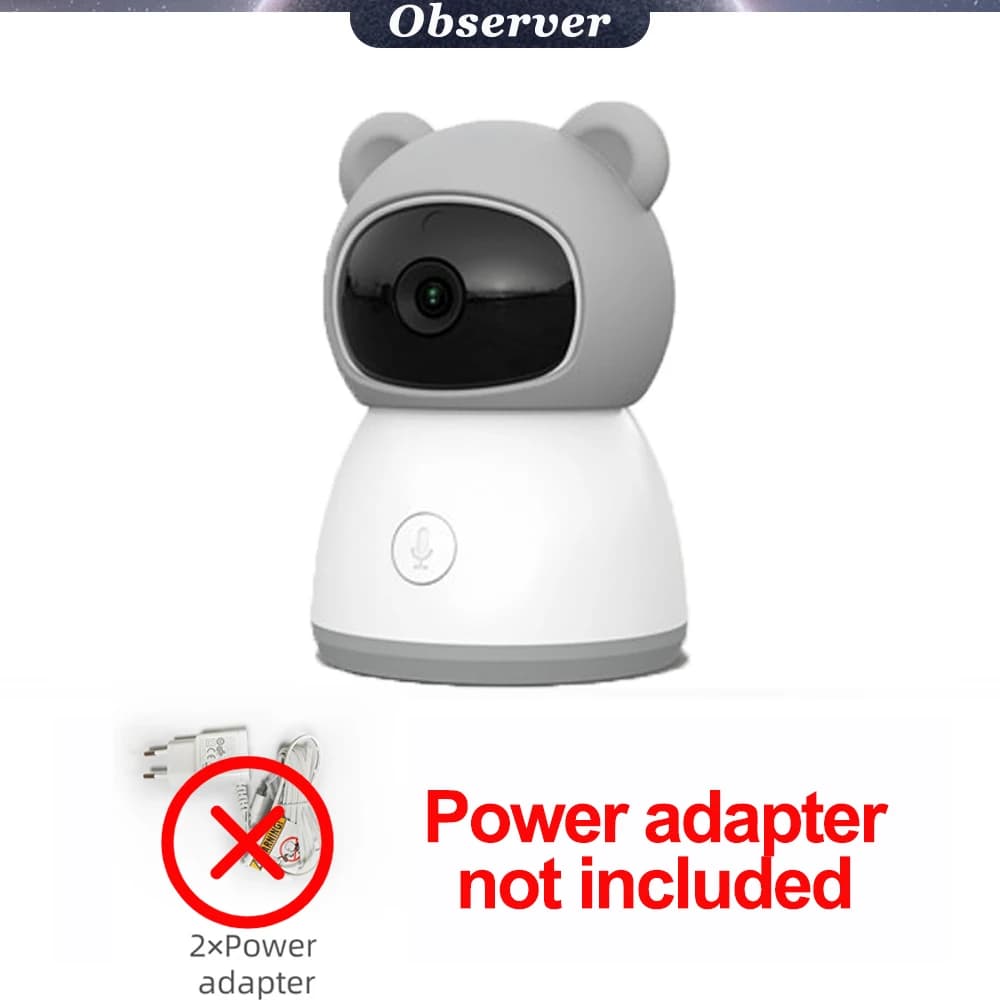 Moniteur vidéo 5 » Tuya Smart WiFi, rappel de repas, température, détection sonore de mouvement, con
