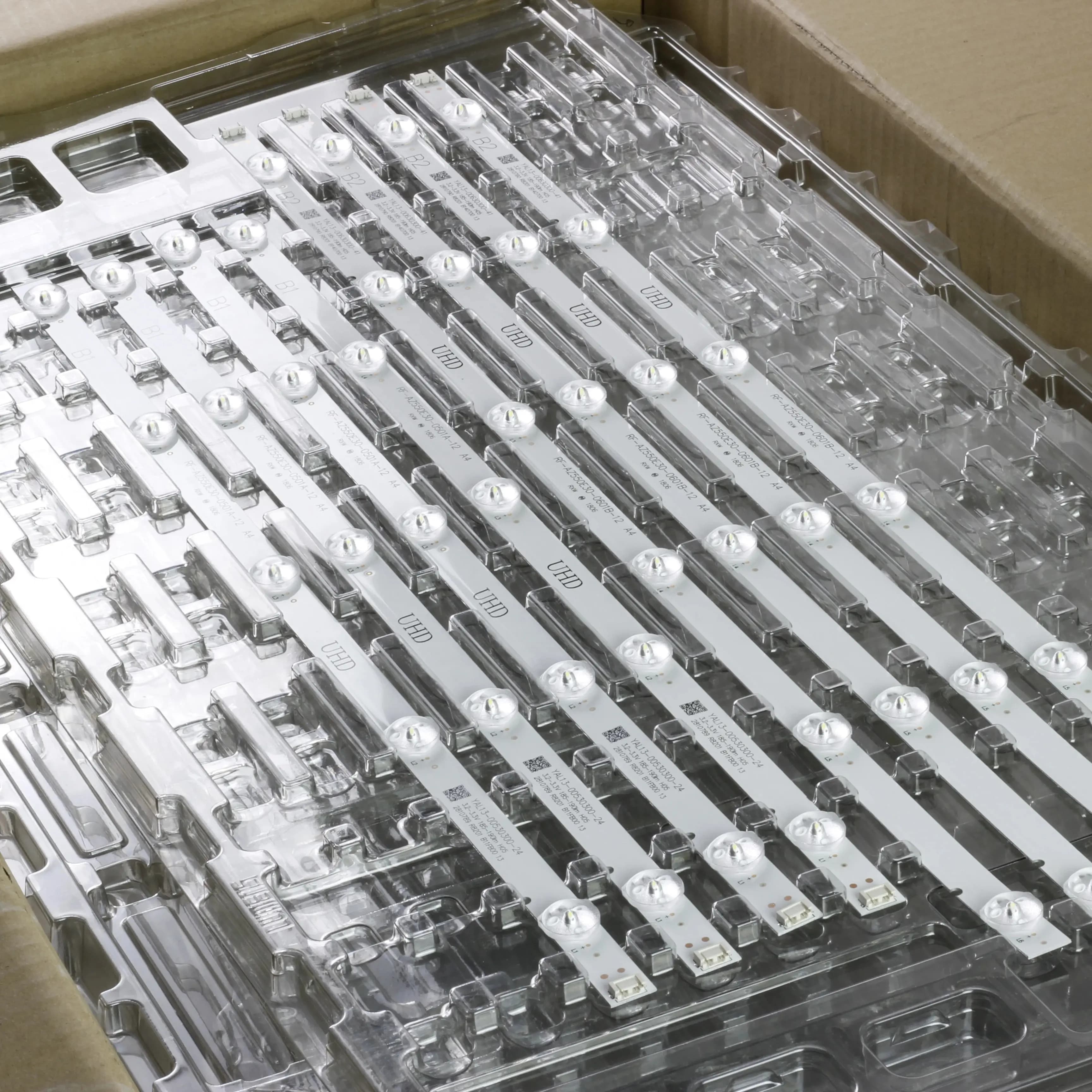 8 pièces/ensemble LED bande de rétro-éclairage pour Philco PTV55U21 55UJ6300 55UJ6000 55UJ6200 55UJ6