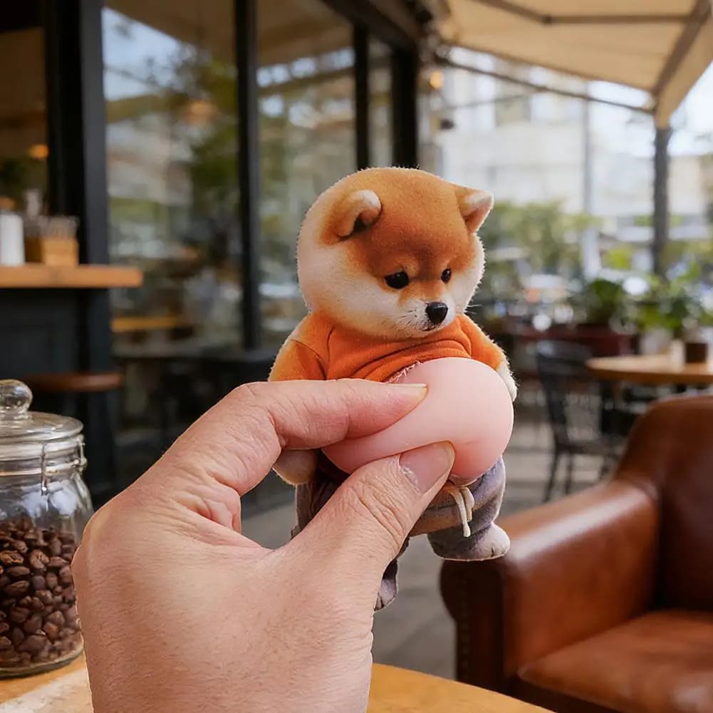 Autocollants gonflés 3D chiot mignon, autocollants 3D doux et mignons pour chien, pour coque de télé