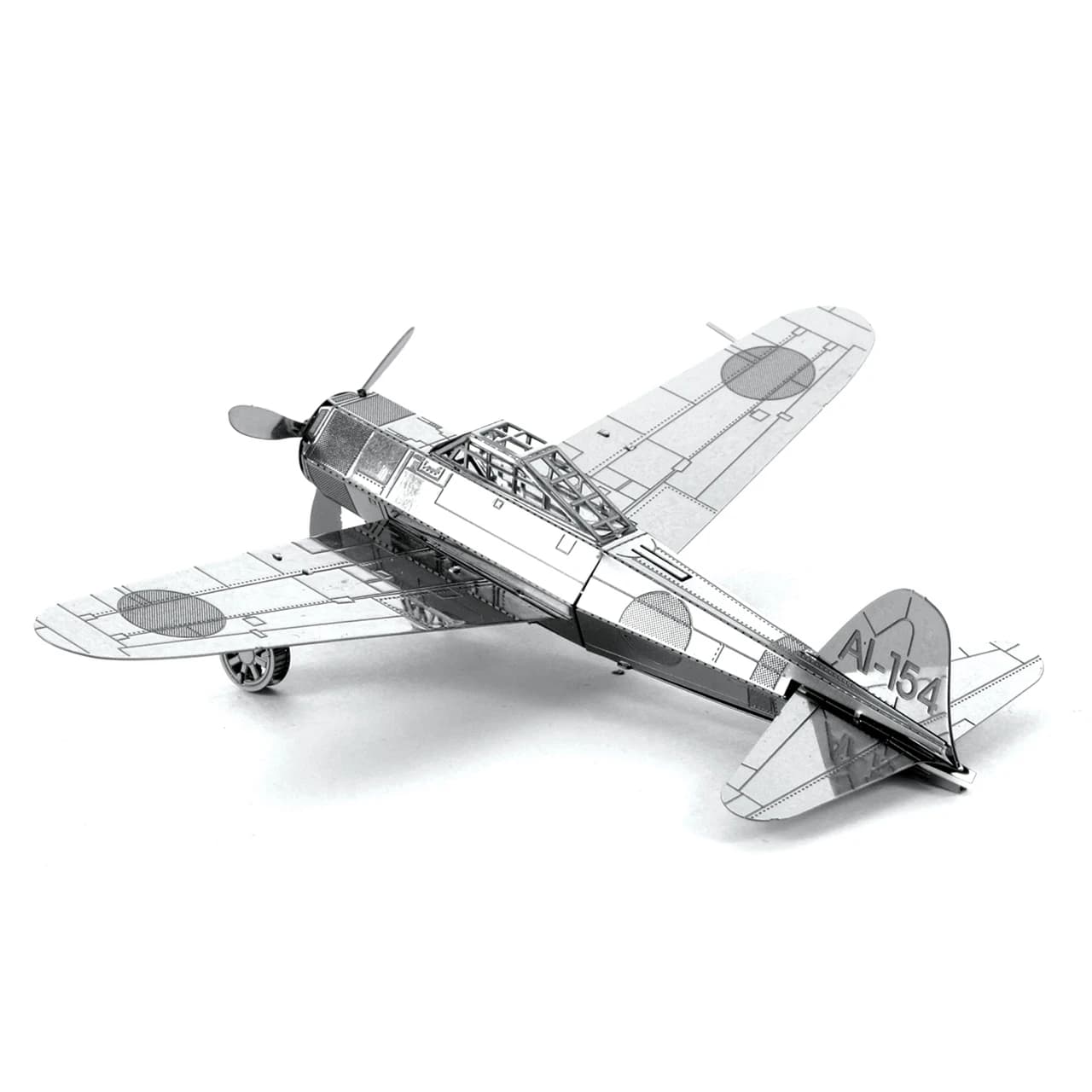 Kit de Puzzle en métal 3D d'avion, bricolage, puzzle découpé au Laser, jouet pour enfants