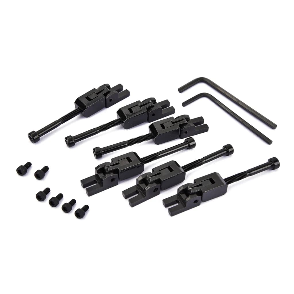 Selles à cordes JELocked en métal pour pont de trémolo Floyd-Rose, 6 pièces