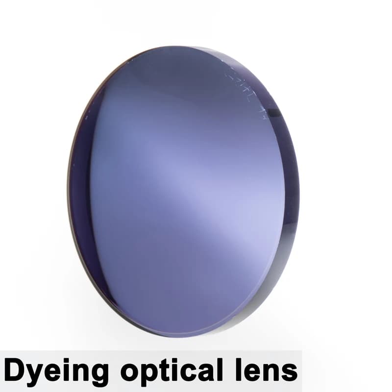 Une paire de lentilles optiques teintées, myopie presbytie, Prescription asphérique, résistant aux r