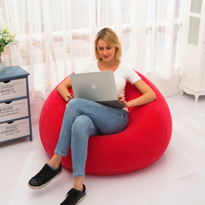 Chaises de pouf gonflables, chaises de Camping, canapé paresseux gonflable, chaises gonflables porta