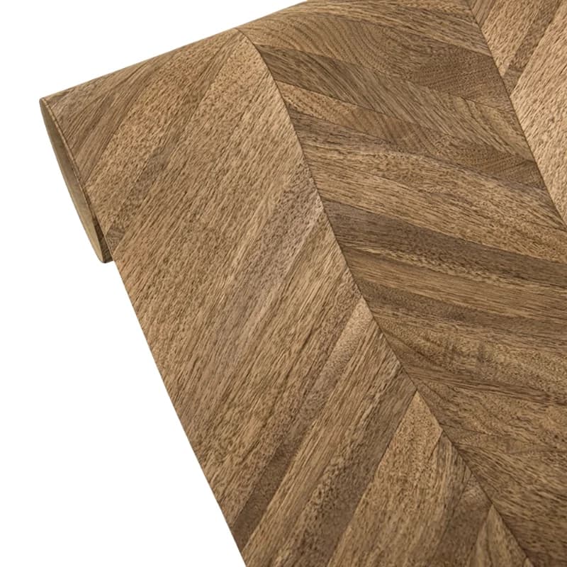 Placage en bois de noyer naturel, motif à chevrons, pour la fabrication de meubles personnalisés, pa