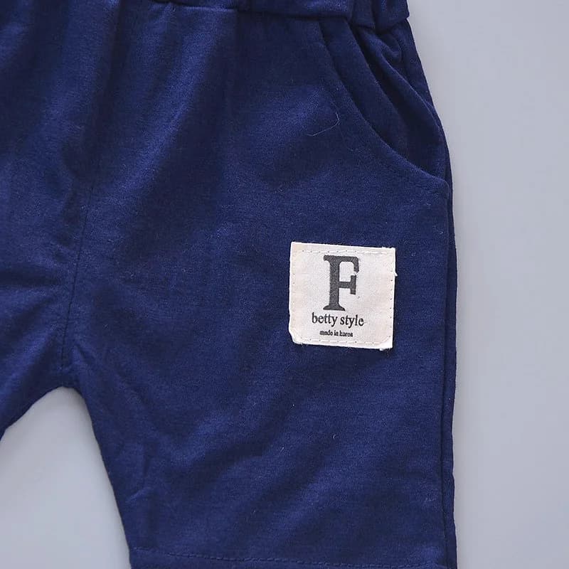 Costume d'été pour garçon, chemise imprimée à manches courtes + Short, en coton, vêtements mignons p