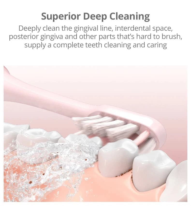 Tête de brosse à dents de rechange pour Xiaomi Soocas, brosse à dents sonique électrique, emballage 