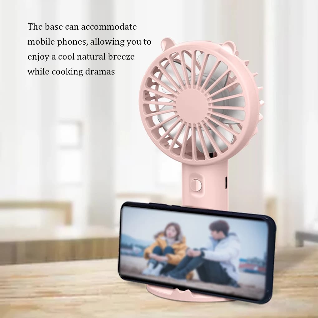 Ventilateur portatif Mini USB Rechargeable ventilateurs silencieux Table maquillage cils refroidisse