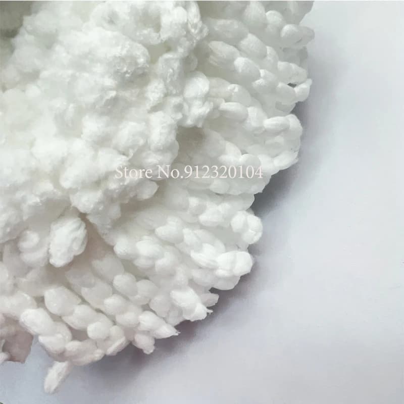 Tête de vadrouille blanche de remplacement en tissu, recharges de vadrouille en microfibre, tête de 