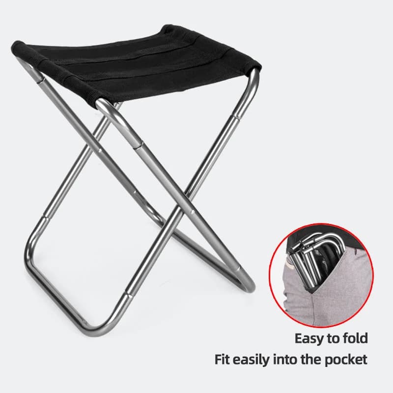 MUMUCC tabouret pliant en fer robuste chaise de Camping Portable pour la pêche en plein air tabouret