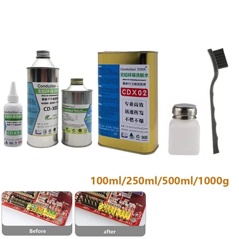 Eau de lavage écologique, nettoyage de colophane, carte mère de téléphone portable, nettoyeur de cir