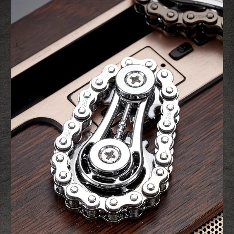 Nouvelles pignons volant d'inertie doigt Gyro Fidget Spinner anti-stress anxiété chaînes de vélo en 
