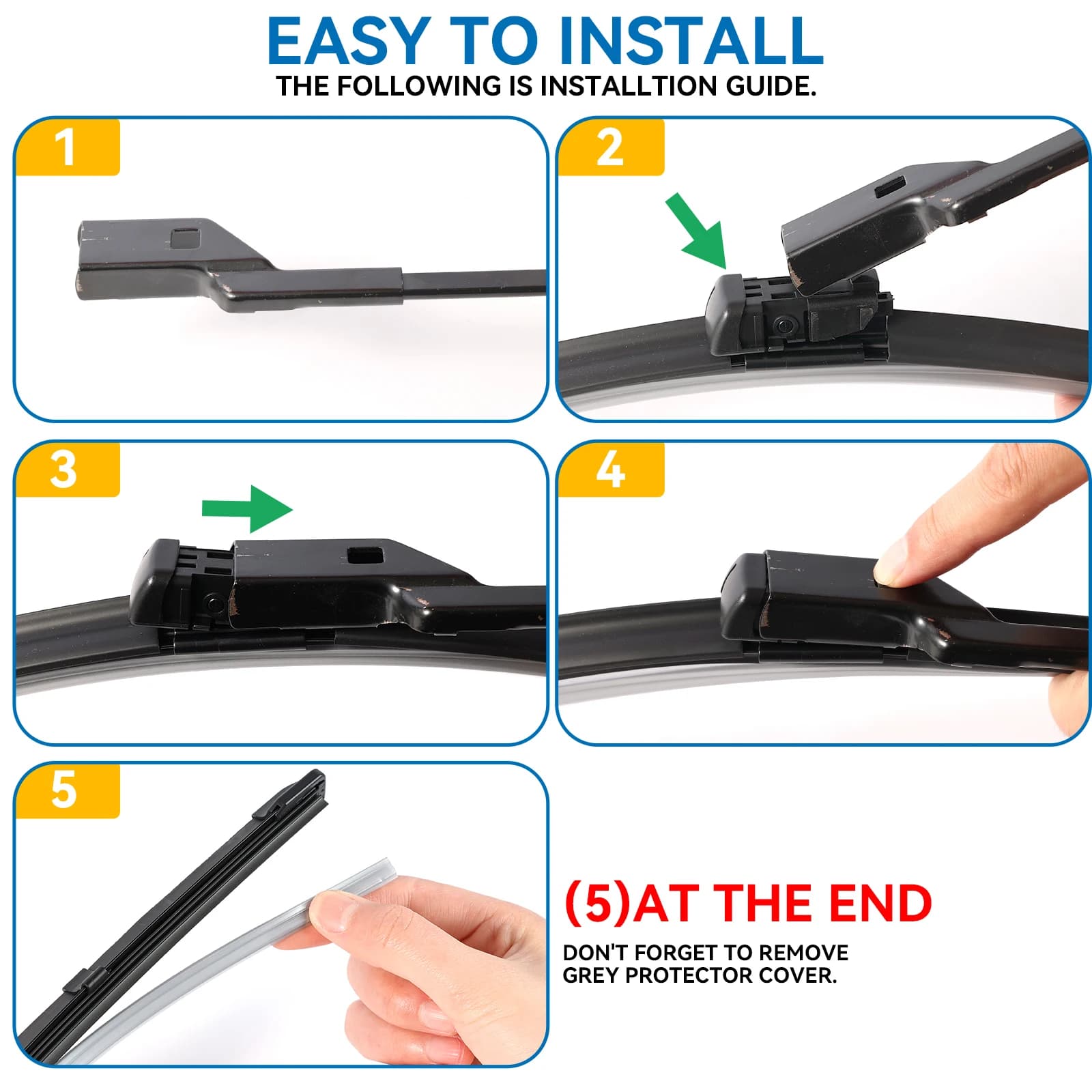 Erick's – balais d'essuie-glace avant LHD, pour Ford Transit L2H2 2014 – 2019, pare-brise, fenêtre d