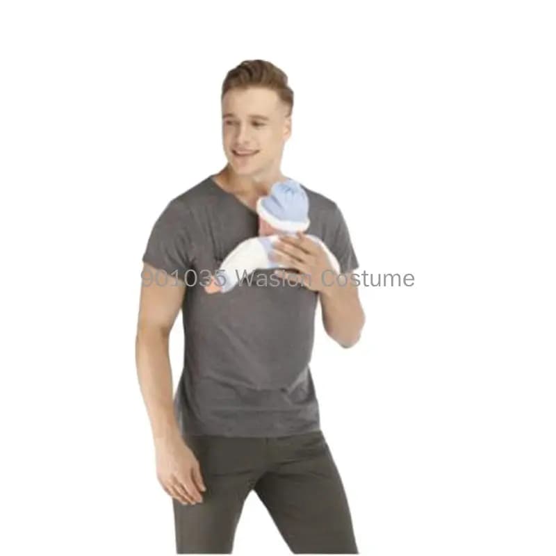 T-shirt de sécurité à poches kangourou pour bébé, vêtements de grossesse Electrolux, haut d'été à ma