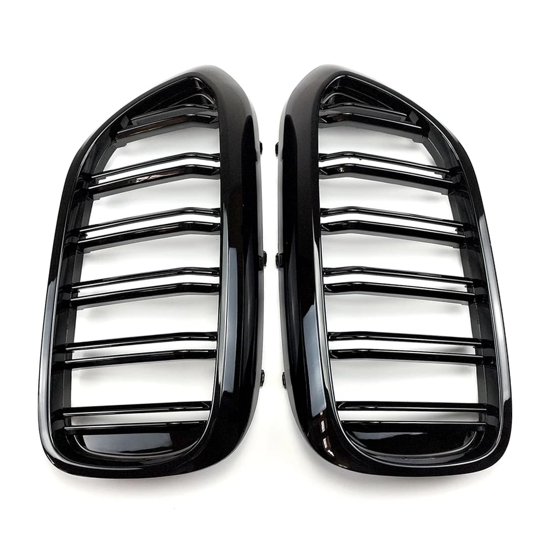 Grille de pare-chocs avant pour BMW série 5 M5 G30 G31 520i 530i 540i ABS calandre avant noir brilla