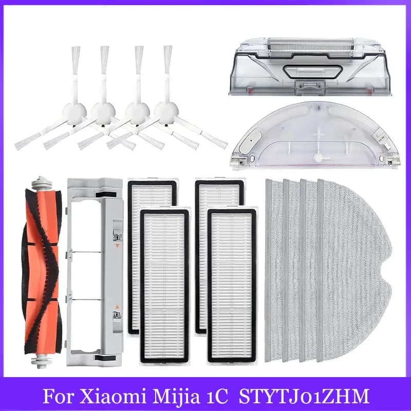 Pour Xiaomi Mijia 1C STYTJ01ZHM Robot aspirateur filtre Hepa brosse latérale principale vadrouille t