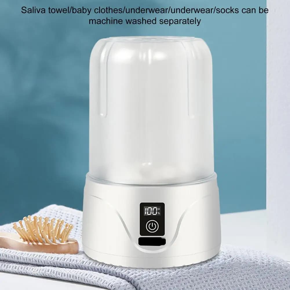 Mini Machine à laver pliable de 1.1 L, pour chaussettes, sous-vêtements, culottes, lave-linge domest