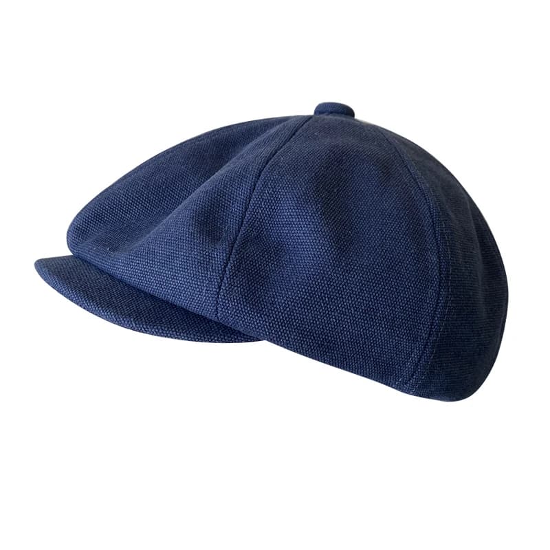 Béret plat respirant en coton vintage pour hommes et femmes, casquettes Bakerboy, chapeau Newsboy, b