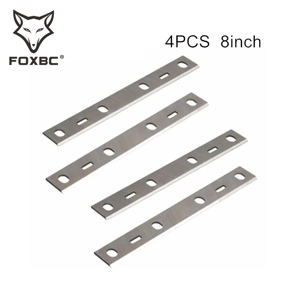 FOXBC – lames de raboteuse, 210x22x1.8mm, HSS, outils de coupe pour rabotteuse de bois, 8 pouces, po