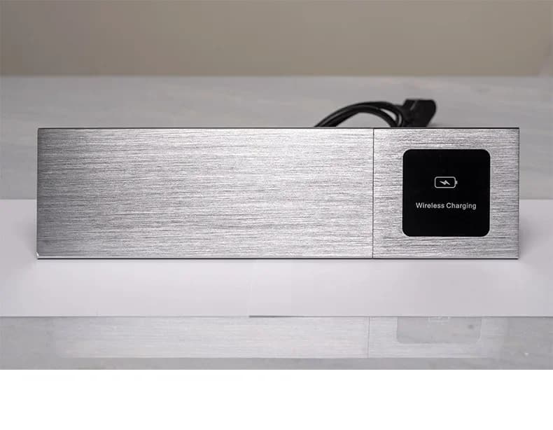 Couvercle coulissant universel pour prise de Table intégrée, avec USB type-c, prise électrique encas