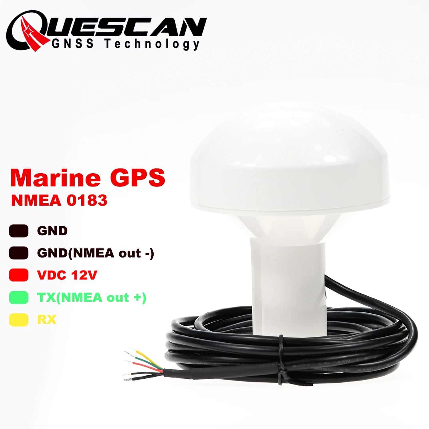 GPS marin 12 V Compatible avec Garmin GPSMAP NMEA0183 récepteur d'antenne GPS pour Raymarine Lowranc