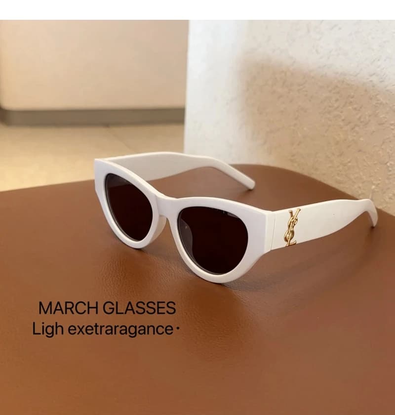 Lunettes de soleil de luxe rétro pour homme, style œil de chat, tendance mode féminine 2025