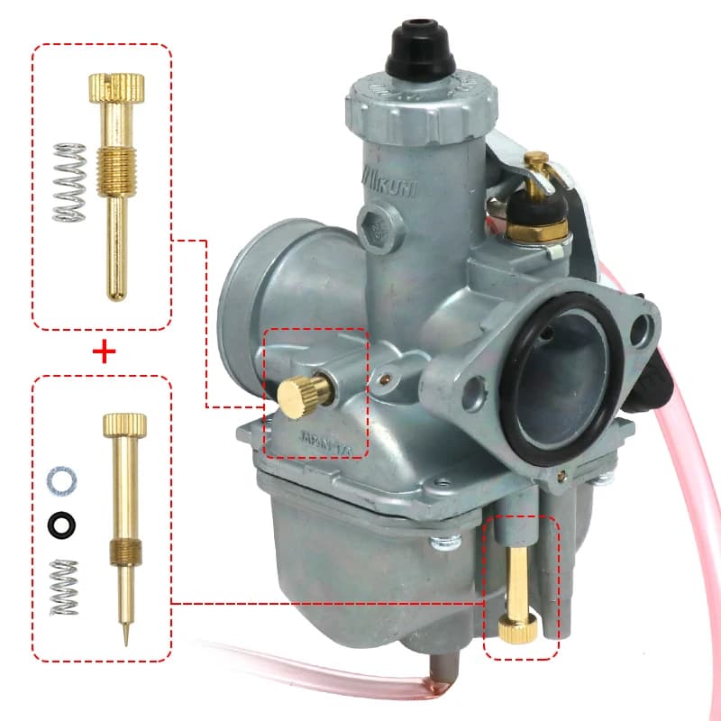 ZSDTRP pour carburateur Mikuni VM22 vis de mélange d'air et de carburant vis pilote vis de réglage d