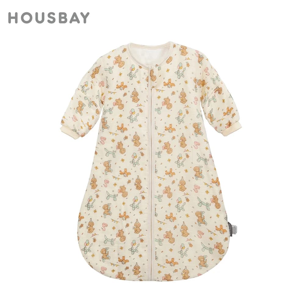 Sac de couchage pour bébés de 0 à 24 mois, gaze de coton douce, respirant, fermeture éclair à 3 voie