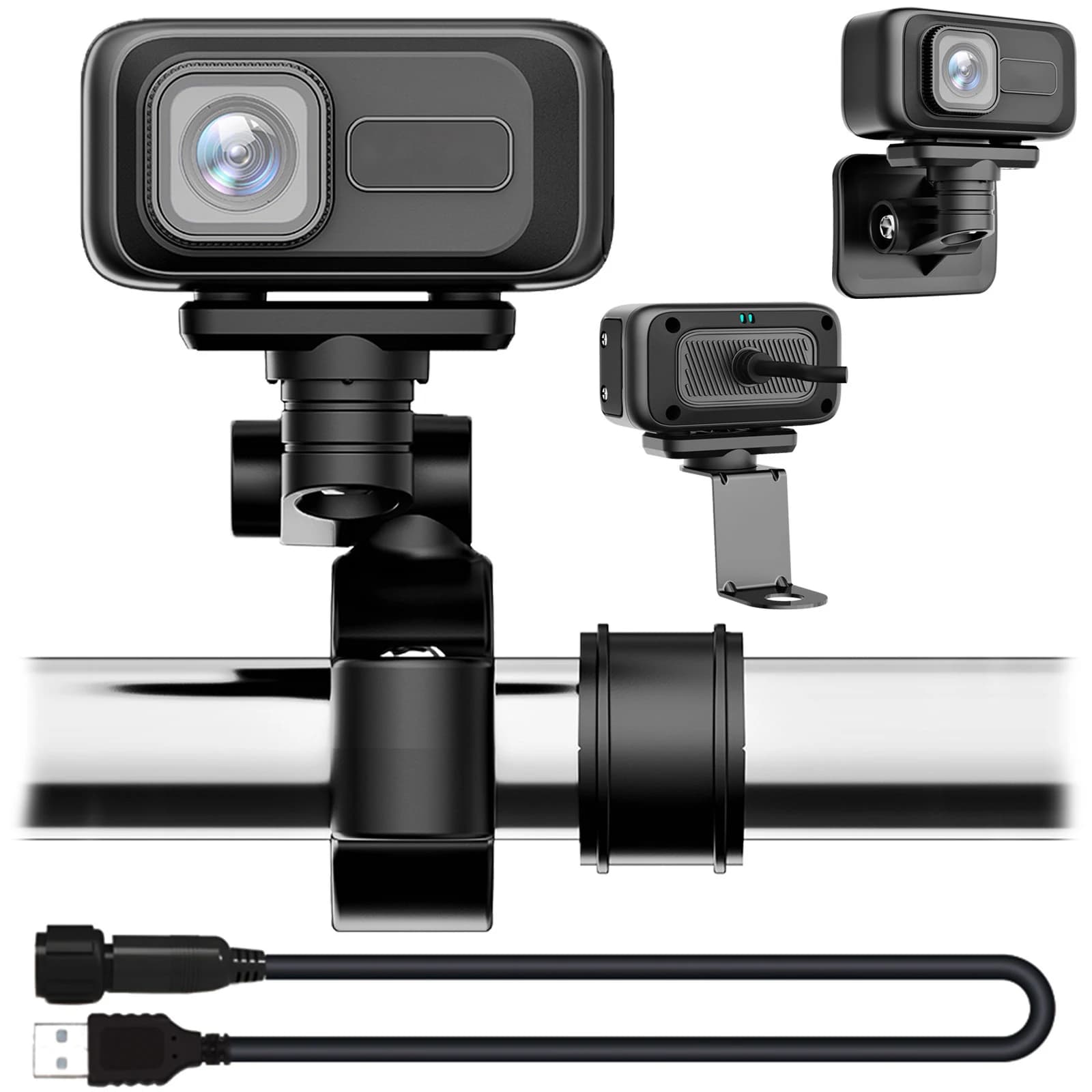 Caméra de tableau de bord pour moto, 1080P DVR, 2K, enregistreur vidéo, étanche IP65, Support Wifi p