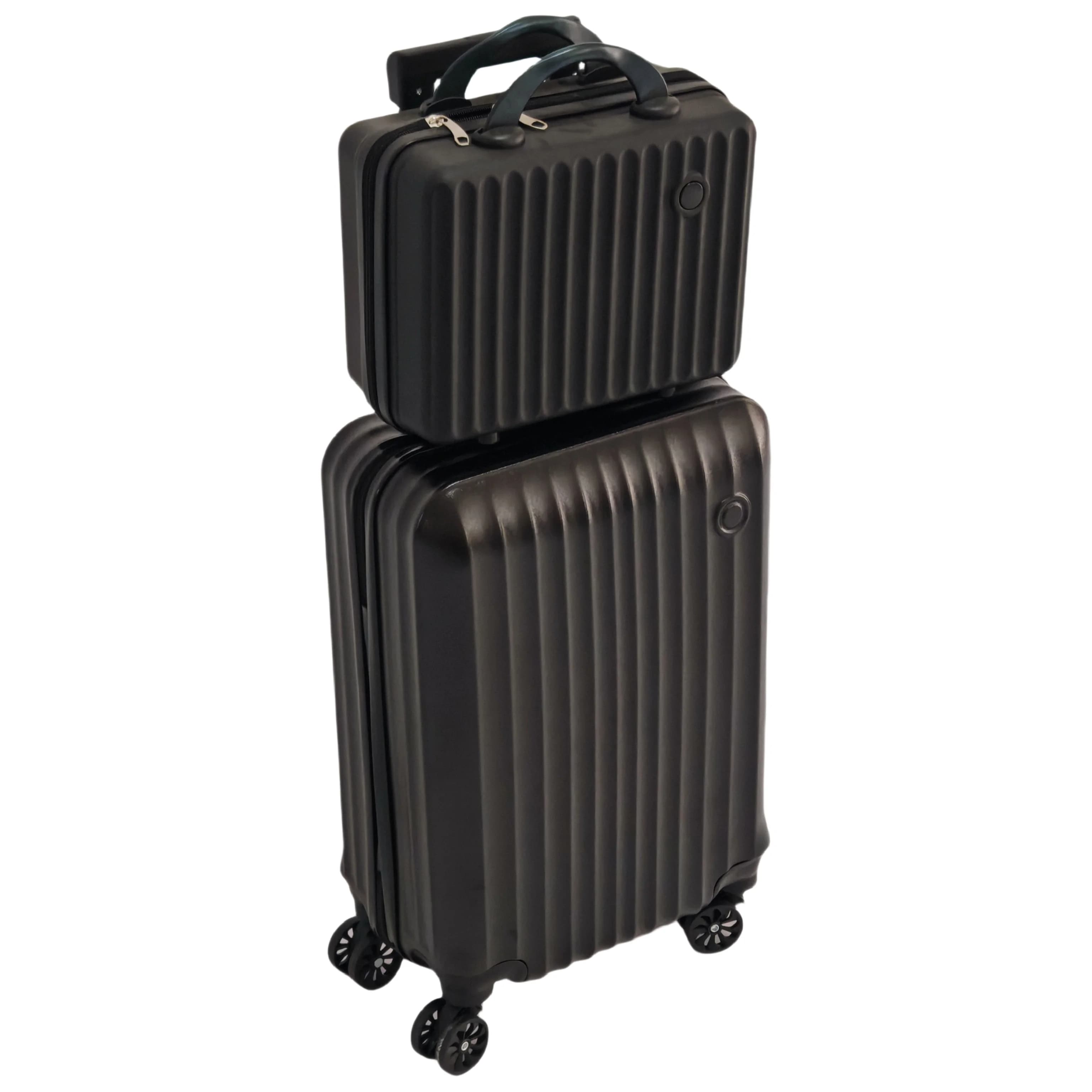 Ensemble de 2 pièces, boîtier de chariot de 20 pouces et combinaison de valise de 14 pouces, roues u