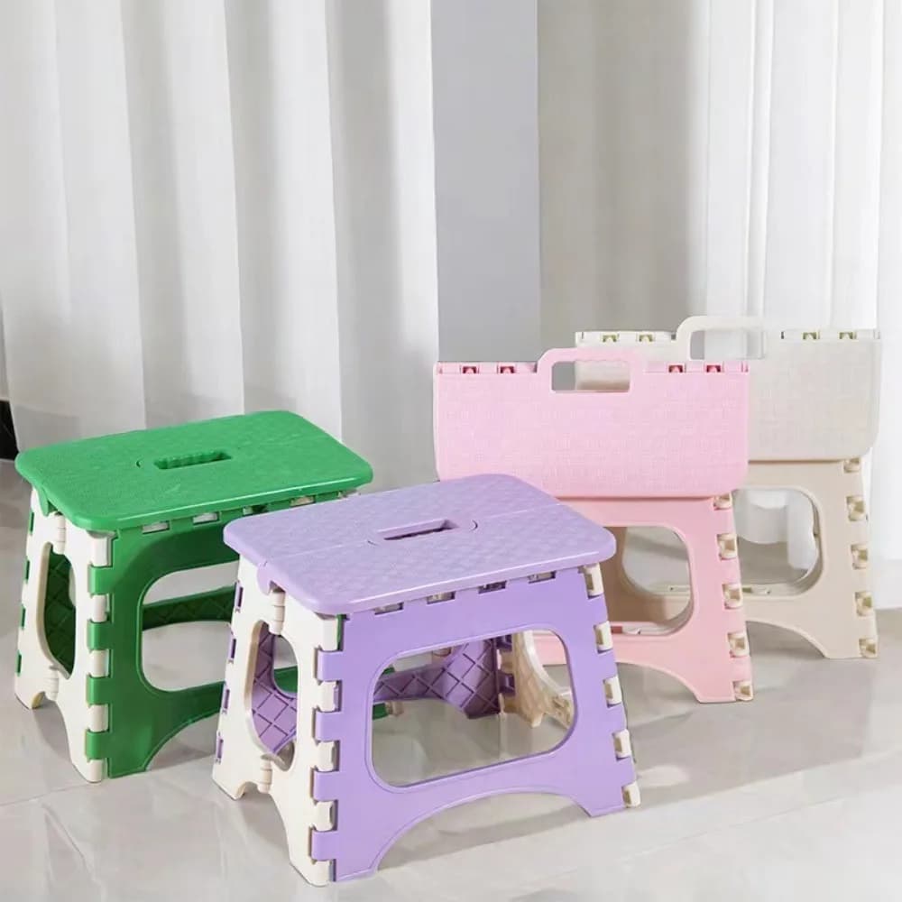 Tabouret pliant d'extérieur, Mini tabouret bas, petit tabouret pliant pour enfants, tabouret épais e