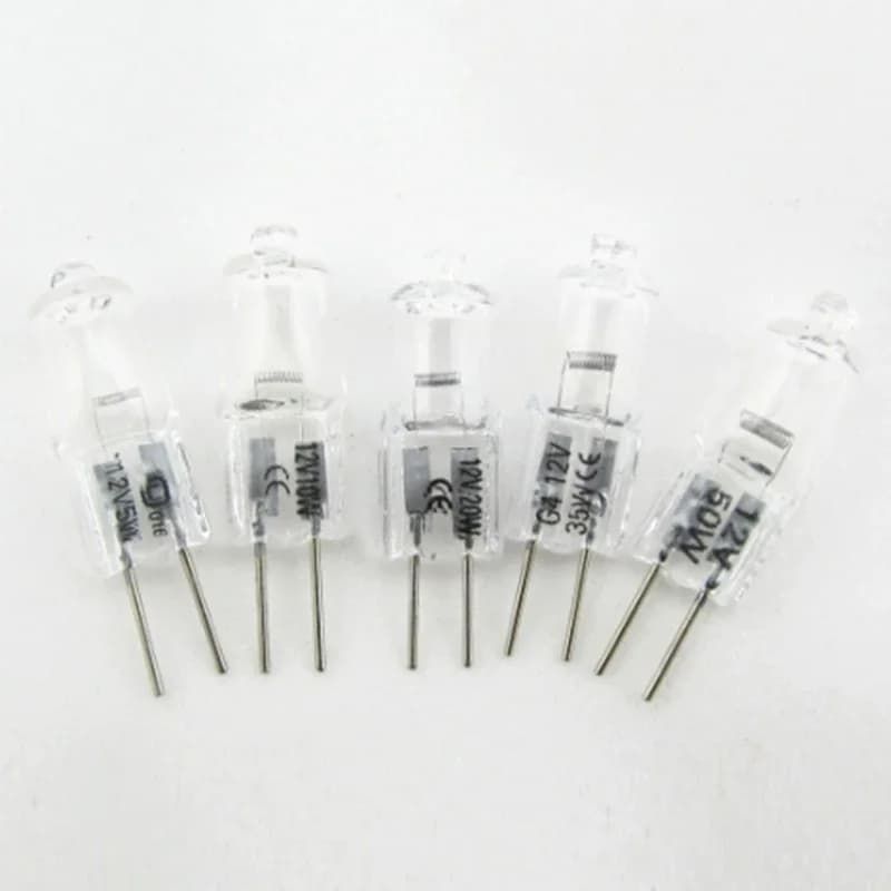 Ampoules Capsule Halogène G4, Lampe LED de Remplacement, Blanc Chaud, 5W, 10W, 20W, 35W, 50W, 12V, 2