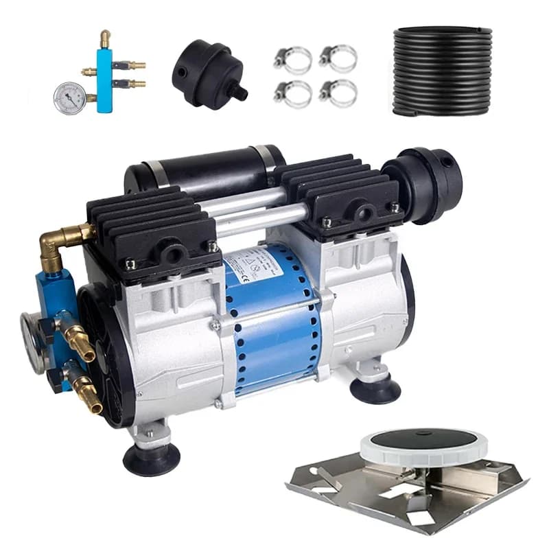 Système d'aération portatif d'étang et de lac de 1/2 HP avec moteur de noyau de pompe à piston sans 