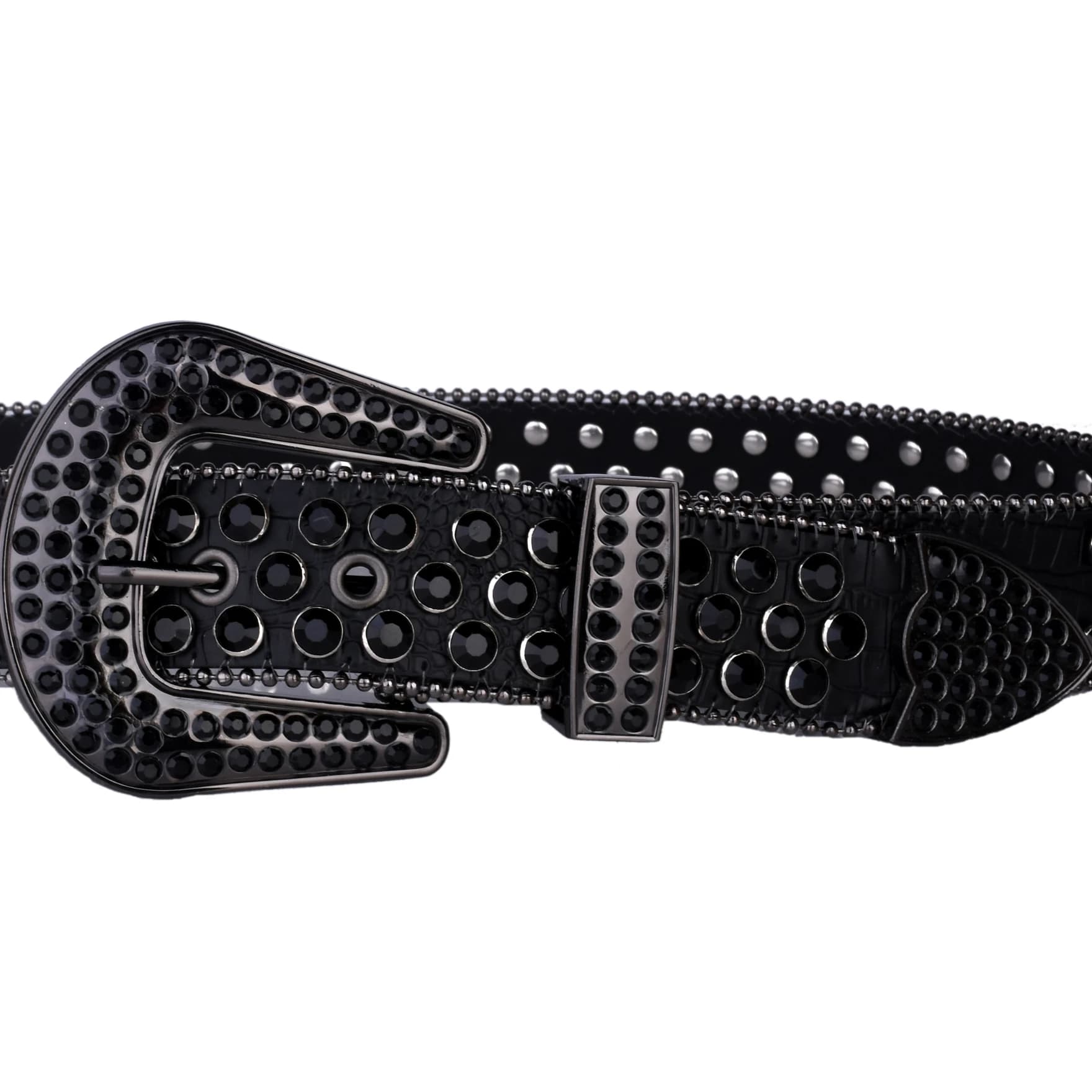 Ceintures cloutées en strass pour femmes, ceinture en cuir Pu brillant, ceinture de fête de mariage,