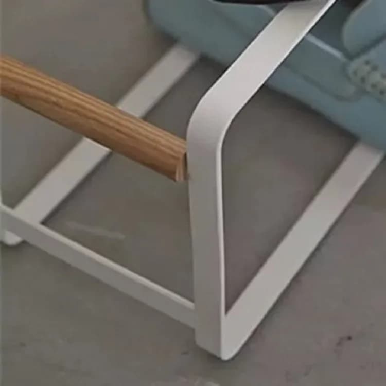 Meubles de maison Simple anti-poussière étagère à chaussures créative fer étagère de rangement de ch
