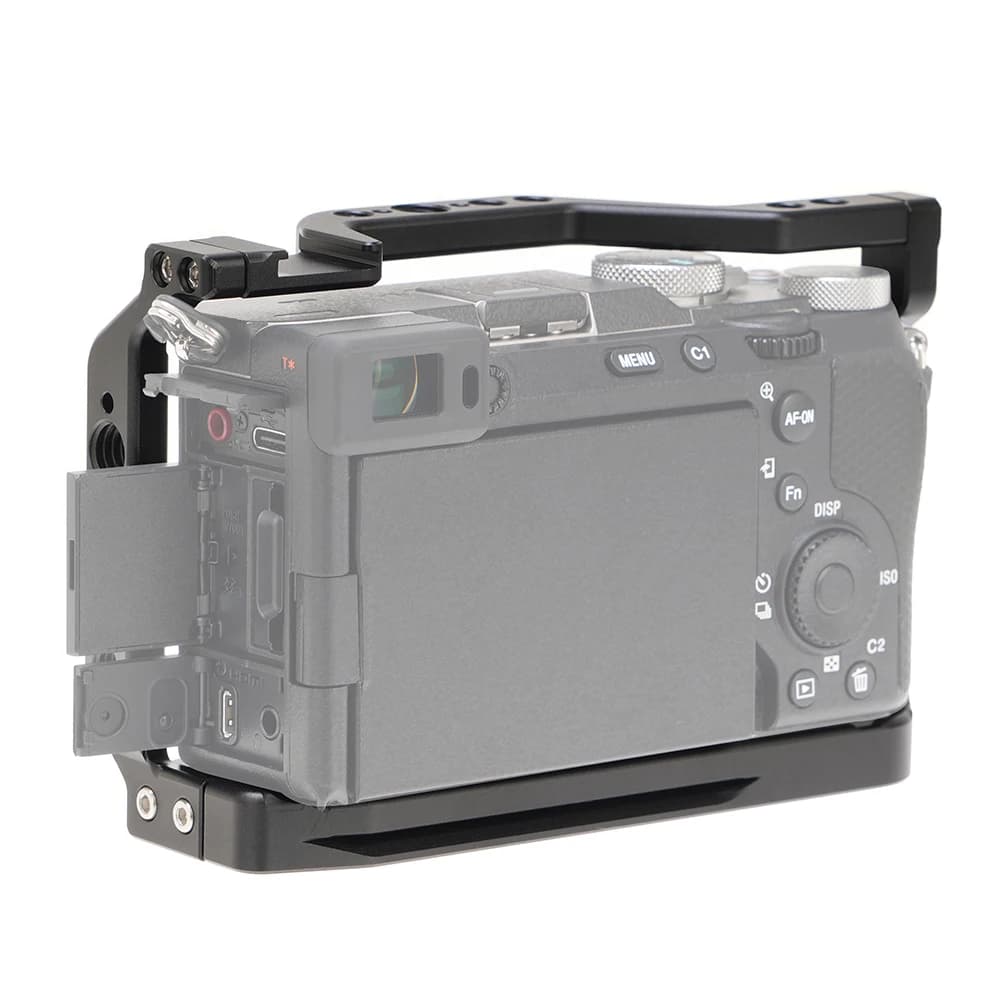 FOTGA Cage de caméra pour Sony A7CII A7CR A7C2 Cage de lapin plate-forme de caméra vidéo accessoire 