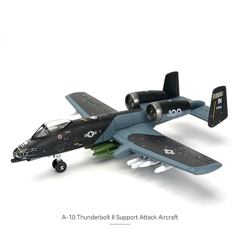 Blocs de construction de la série militaire A-10 Thunderbolt II, avion d'attaque de soutien modèle F