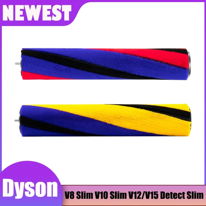 Pour Dyson V12 détecter mince V15 détecter mince V8 mince V10 mince brosse à rouleau souple aspirate