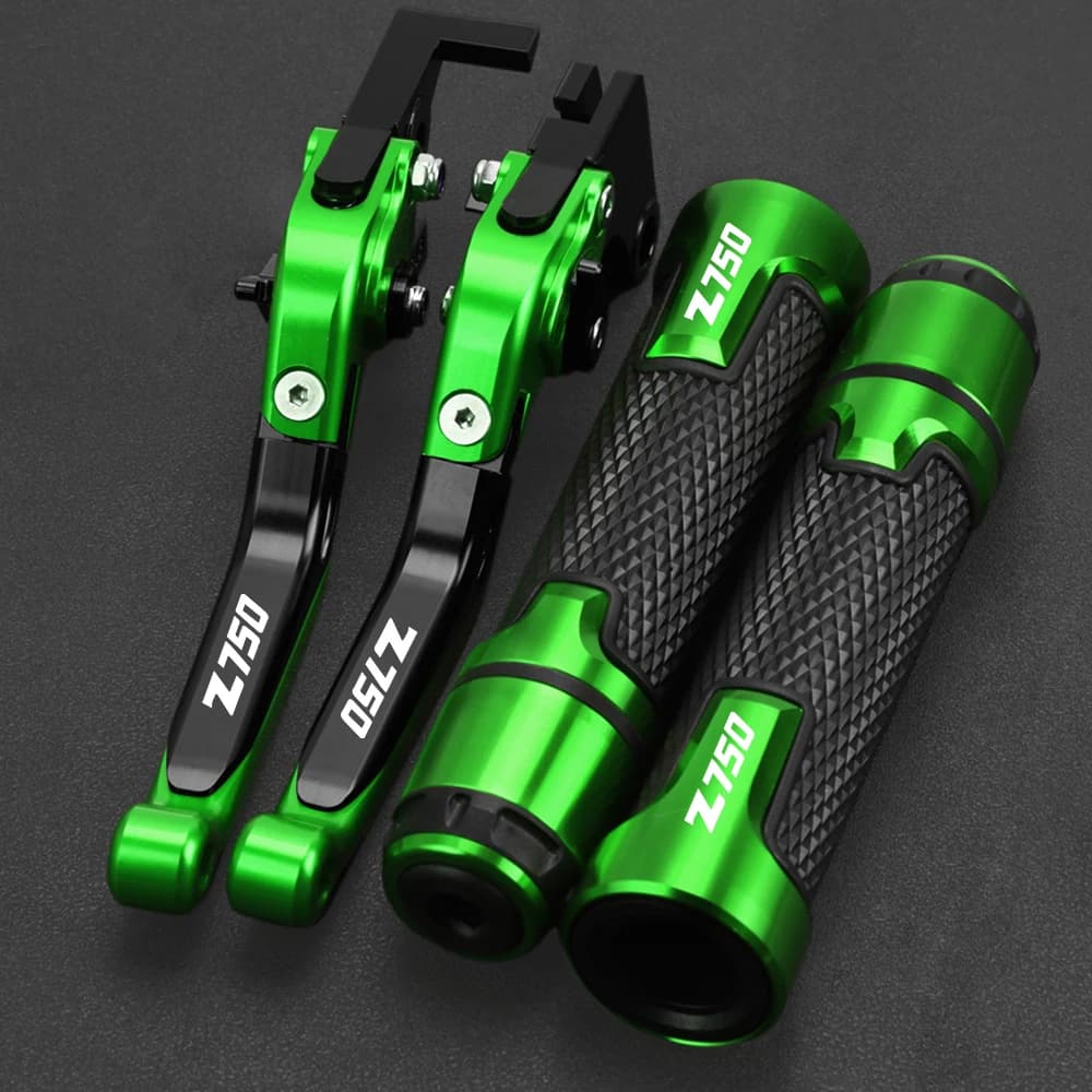 Leviers de frein et d'embrayage réglables, accessoires de moto Z 750, poignées de guidon pour KAWASA