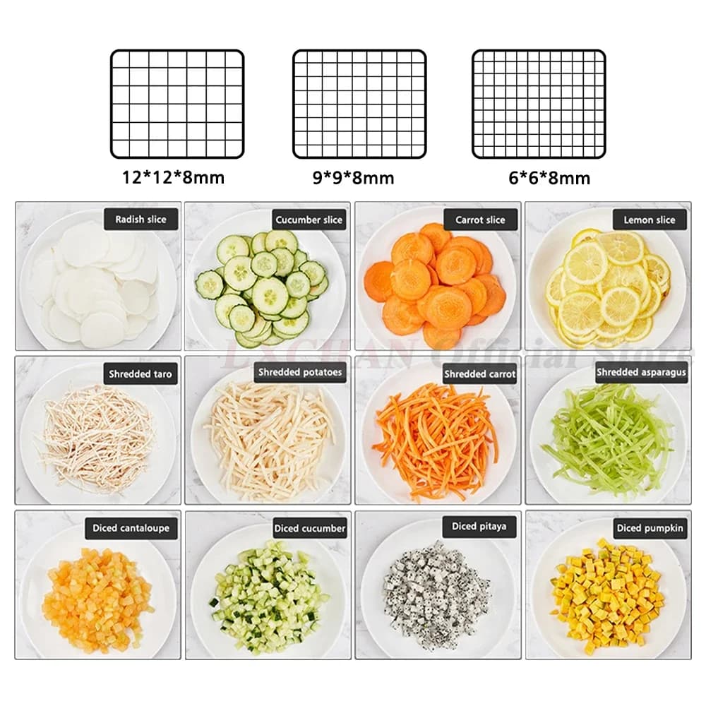HomeWise – lame de coupe de légumes K8600, accessoires pour Machine électrique de découpe de cubes d